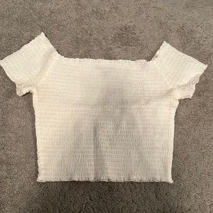 medium Kendall and Kylie off the shoulder crop top great condition